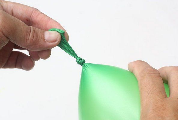 Как правильно завязывать шары с гелием